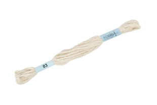 Нитки для вышивания " Gamma" декоративные " МУЛИНЕ Cloud" 100% полиэстер 6 м №03 св. бежевый