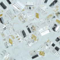 Бисер Япония "TOHO" CUBE 4 мм 5 г №0021 серебристый