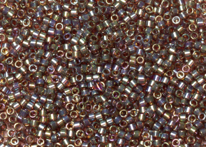 Бисер Япония MIYUKI Delica цилиндрический 11/0 5г DB-0122 светло-коричневый радужный