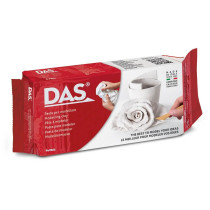 " DAS" Модельная масса отвердевающая на воздухе 500 г белый F387000