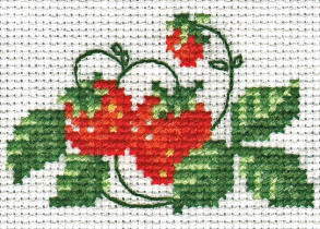 " Klart" набор для вышивания 0- 023 " Клубничка" 