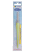 Для вязания " Gamma" RHT крючок с прорезин. ручкой алюминий d 5. 5 мм 14. 5 см в блистере c покрытием