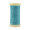 Нитки для вышивания Gamma Brill мулине М металлик 100% полиэстер 50 м M- 142 бирюзовый