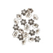 " Zlatka" Розетка для бус MFR- 10 8 мм 20 шт 01 под античное серебро