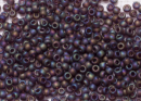 Бисер Япония круглый 11/0 10г 0166CF аметист матовый, радужный прозрачный