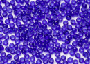 Бисер Чехия круглый 06/0 50г 30100h прозрачный темно-синий квадратное отверстие