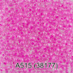 Бисер Чехия " GAMMA" круглый 1 10/ 0 2. 3 мм 5 г 1- й сорт А515 розовый ( 38177 ) 