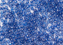 Бисер Япония круглый 11/0 10г 1057 светлый сапфир/синий, окрашенный изнутри
